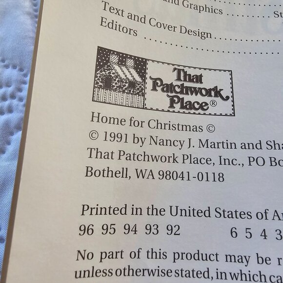 Set Of Vintage Christmas Quilt & Craft Books By Eleanor Burns & Nancy J. Martin - Picture 4 of 14